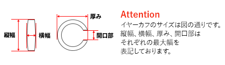 サイズ表の見方