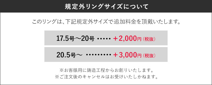 サイズアップ料金について