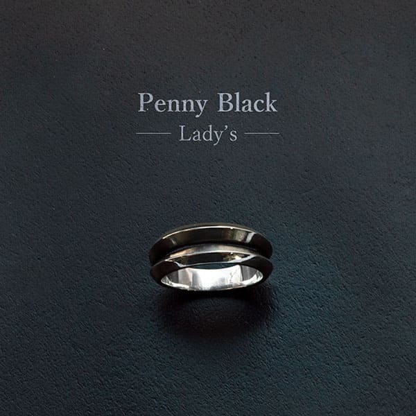 【配送選択可。ネコポス便は送料無料（指定日・代引き・ギフト不可）】【Penny Black】スター シルバーリング(レディス)  [P-030] 
