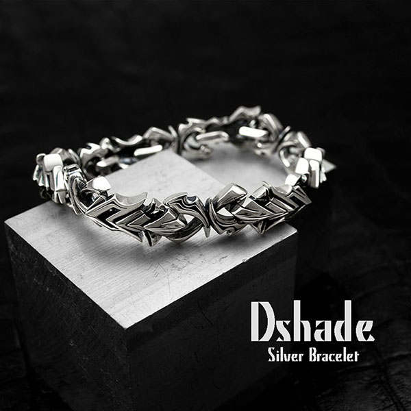 送料無料 【Dshade】シルバーブレスレット [DB-091]