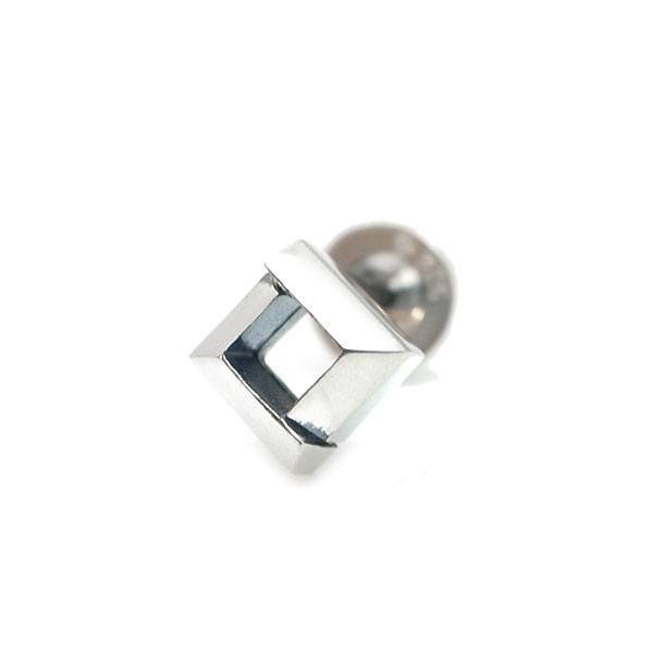 【配送選択可。ネコポス便は送料無料（指定日・ギフト不可）】【Glass】　シルバーピアス [DP-095]
