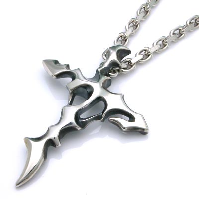 送料無料 【Ice Scene】　氷塊の結晶モチーフ シルバーペンダント [DT-072]