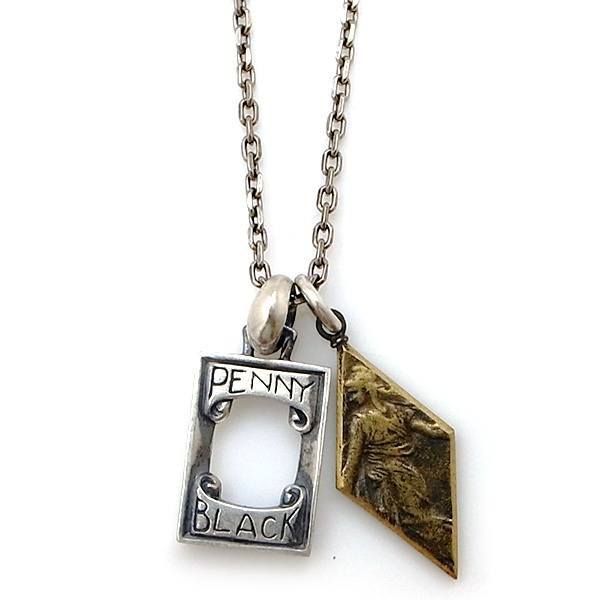 送料無料 【Penny Black】　トランプモチーフ シルバーペンダント [DT-409]