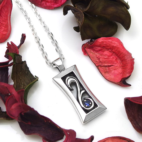 送料無料 【メンズ】　アラベスク ストーン×シルバーペンダント [DT-495]